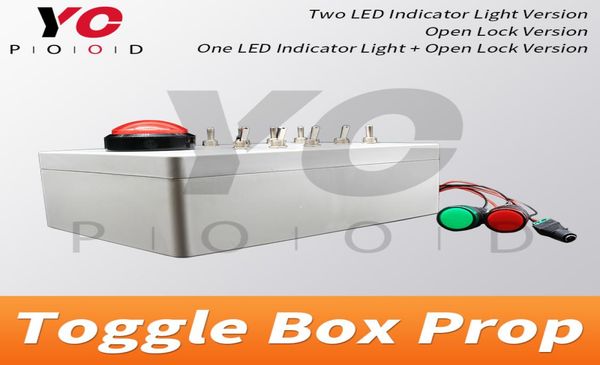

yopood upgraded toggle box prop escape room turn all toggle switches in right position to unlock or turn on light takagism game3454902