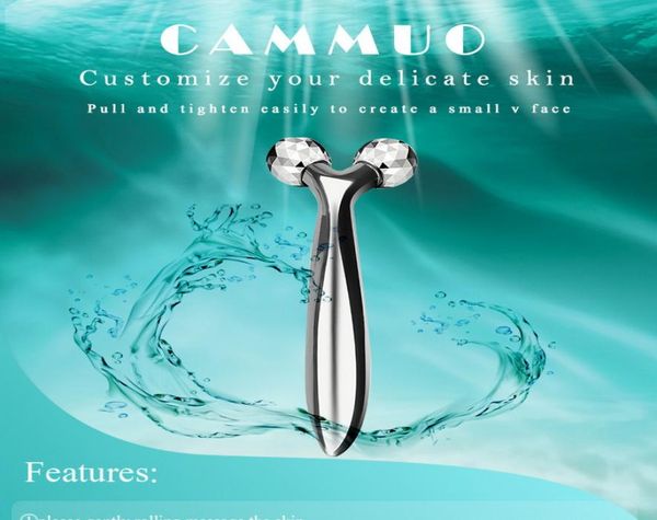 

3d roller lift skin tightening wrinkle bar360 rotate thin face facial massage tool y shape massager8362573