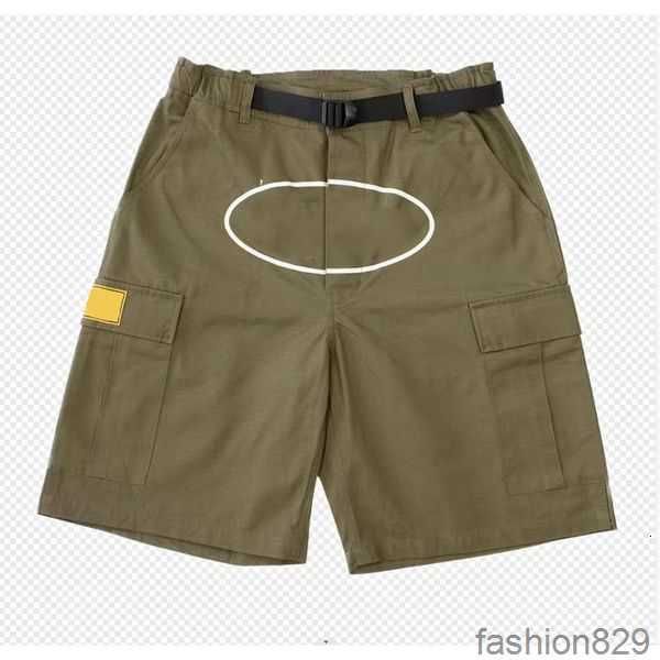 

men's plus size shorts demon island loose boat print multi pocket work shorts street fashion hip hop skateboarding casual women's, Blue