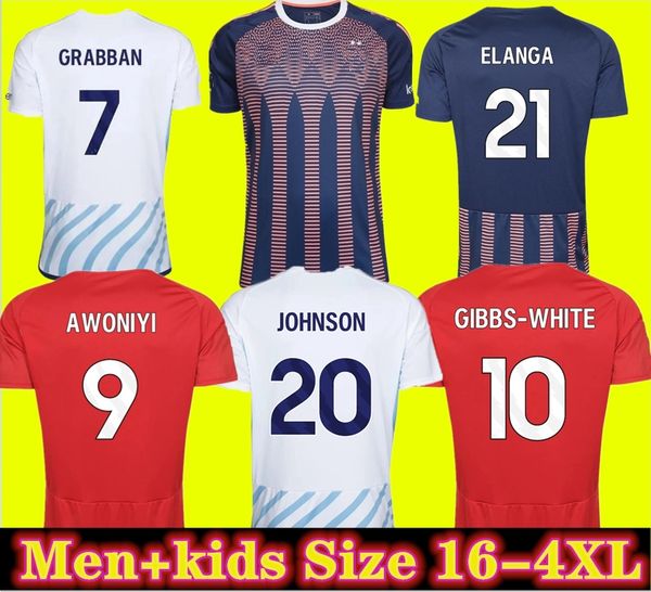 

3xl 4xl nottingham 23 24 lingard soccer jerseys grabban johnson surridge 2023 2024 men kids forest awoniyi ameobi krovinovic zinckernagel fo, Black;yellow