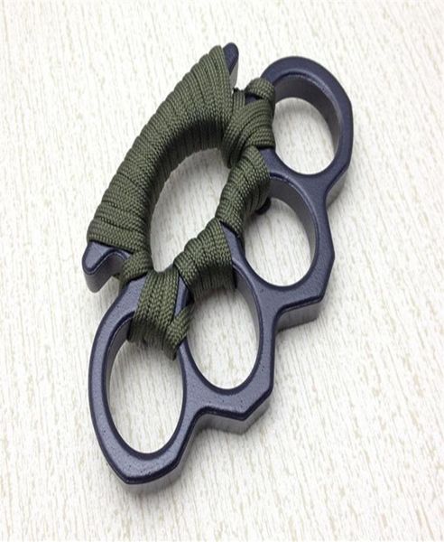 

new arival black alloy knuckles duster buckle male and female selfdefense four finger punches555217v1077986