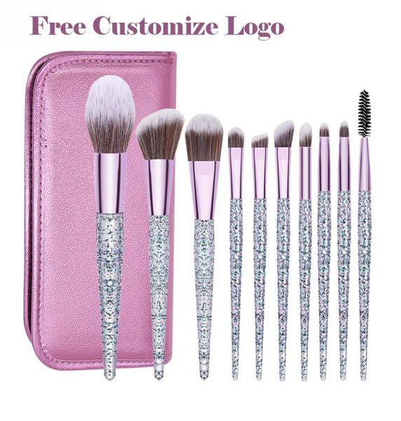 

purple makeup brushes set tuolidi 10pcs foundation blush brush blending eyeshadow make up brush set9395745