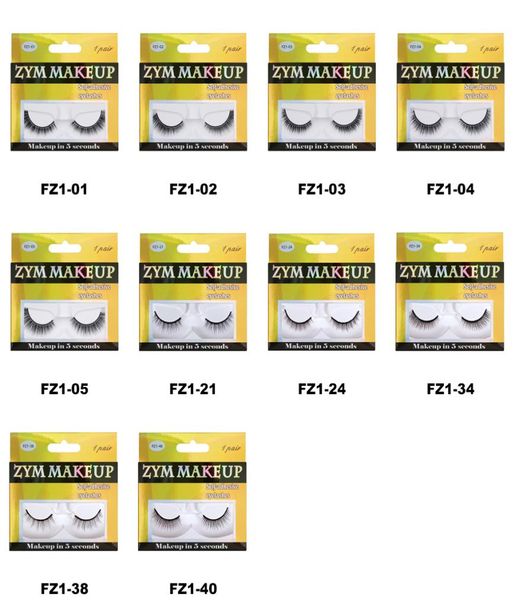 

selfadhesive false eyelashes one touch glue quick application eye lashes transparent dust cover with packaging box temperatu9286994