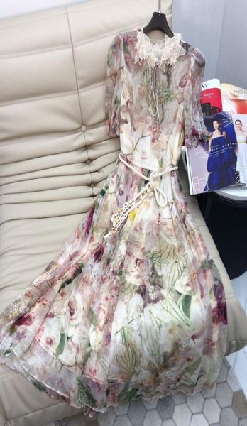 

high end quality women039s designer brand decor waist tie dress6708826, White;black