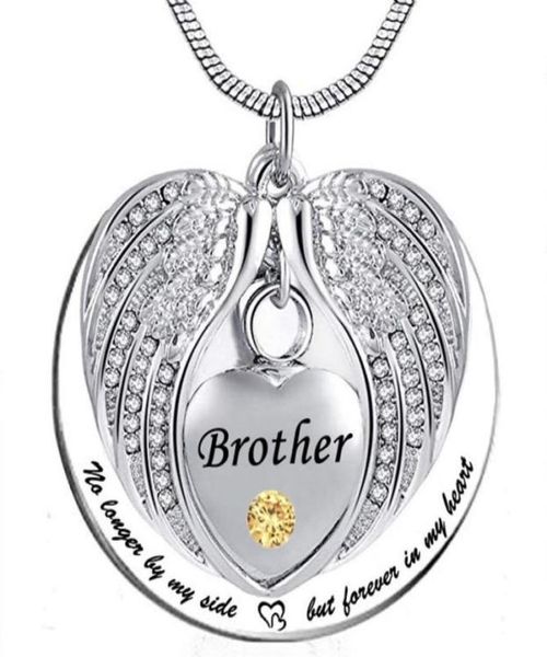 

personalized stainless steel heart urn necklace cremation ashes pendant jewelry no longer by my side but forever in my heart broth2799836, Silver