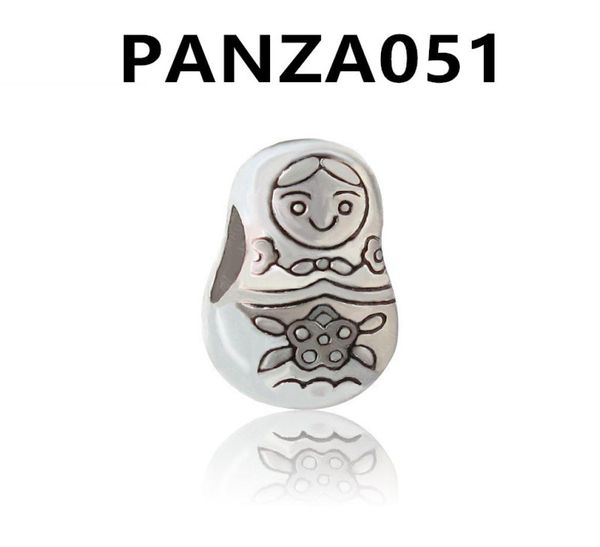 

panza051 alloy charm bead fashion women jewelry european style fit for diy bracelet necklace bangle little components3766840, Bronze;silver