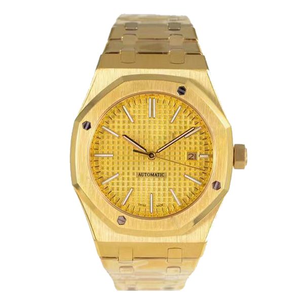 

watches mens watch automatic mechanical 41mm full stainless steel swim wristwatches sapphire luminous famous watchs business montre waterpro, Slivery;brown