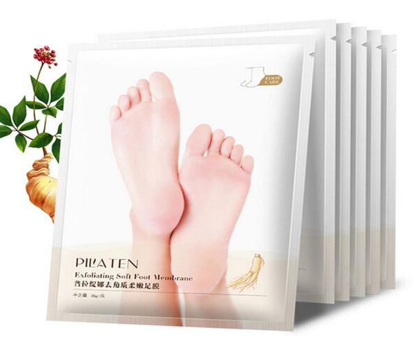 

1pair pilaten exfoliating treatment foot mask socks for pedicure baby peel feet masks skin care cosmetics peeling4249515