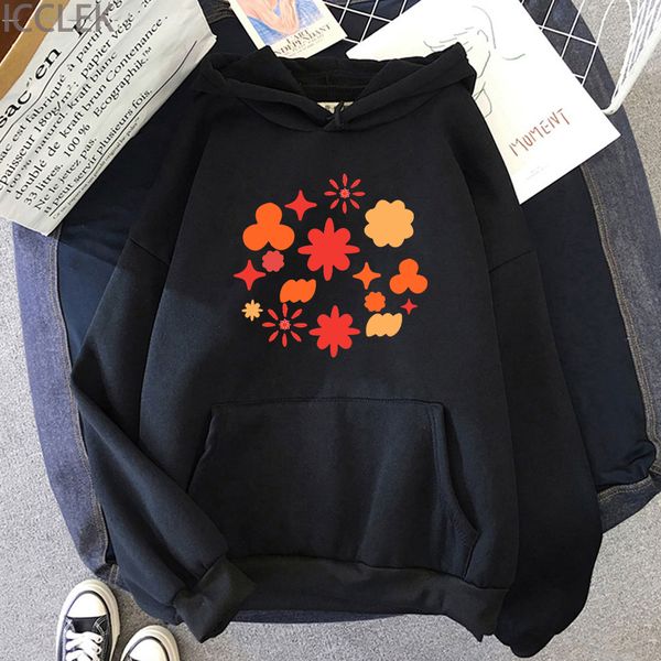 

women's hoodies sweatshirts kpop permission to dance album print hoodie sweatshirt graphic casual hip hop streetwear pullover kawaii h, Black