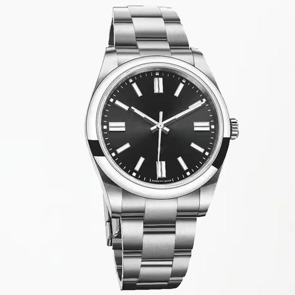 

men's famous brand watch automatic mechanical oyster eternal all stainless steel band 41 36mm waterproof ceramic ring birthday luxury w, Slivery;brown