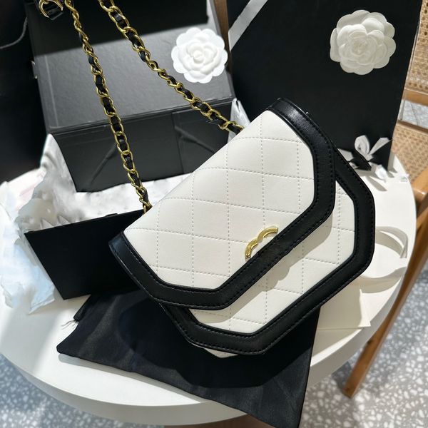 

chanei designer corss body bag shoulder bag designer crossbody bag womens purses and handbags lady clutch bag fashion chain bags black and w