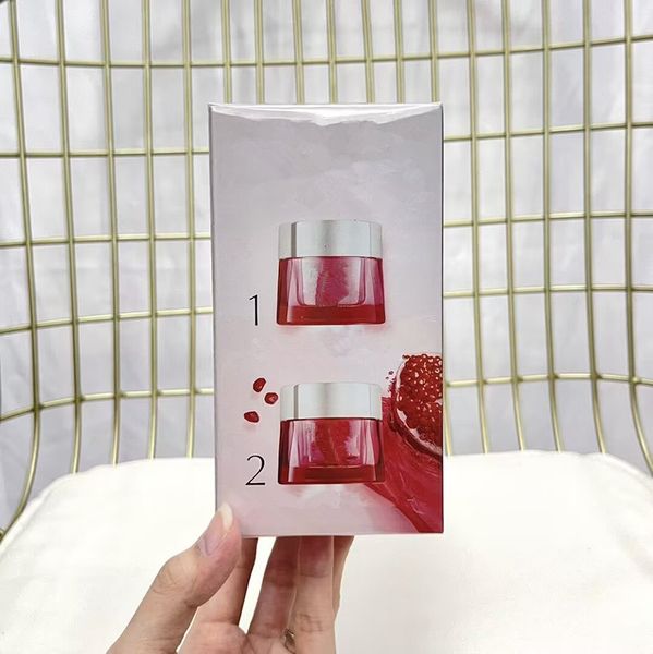 

new nutritious face cream with moisturizing pomegranate day and night radiamce skincare lotion, White