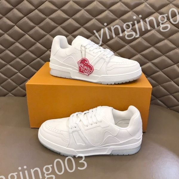 

2023 new luxury trainer casual shoes sports shoes golden fashion men women casual shoes white leather flat shoe quality 39-45 rd220803, Black