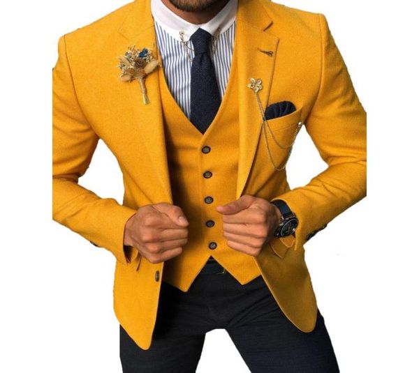 

men039s suits blazers yellow handsome one button groomsmen notch lapel groom tuxedos men wedding prom dinner office blazer 3p7304643, White;black
