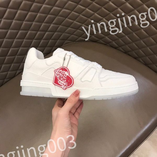 

new luxurys trainer casual shoes sports shoes golden fashion men women casual shoes white leather flat shoe quality 39-45 rd220803, Black