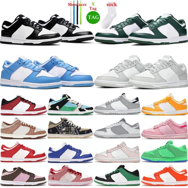 

designer panda low casua shoes men womens triple pink black white michigan green unc cherry mens sports sneakers trainers tennis teuedl