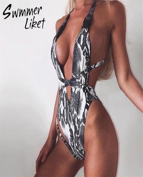 

monokini bandage suits leopard thong bikini swimwear women bodysuit push up swimsuit female bathing suit y2003194917693, White;black