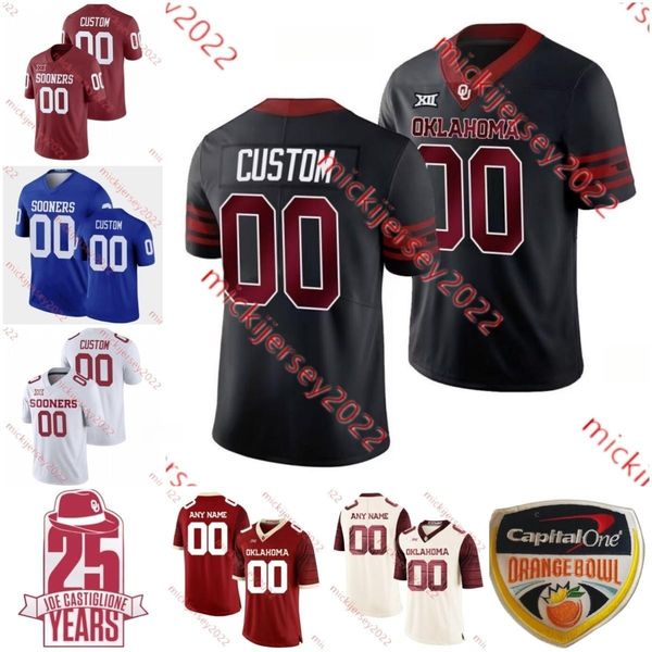 

kennedy brooks oklahoma football jersey peyton bowen samuel omosigho jordon kelley josh ellison alton tarber kori roberson reed lindsey okla, Black