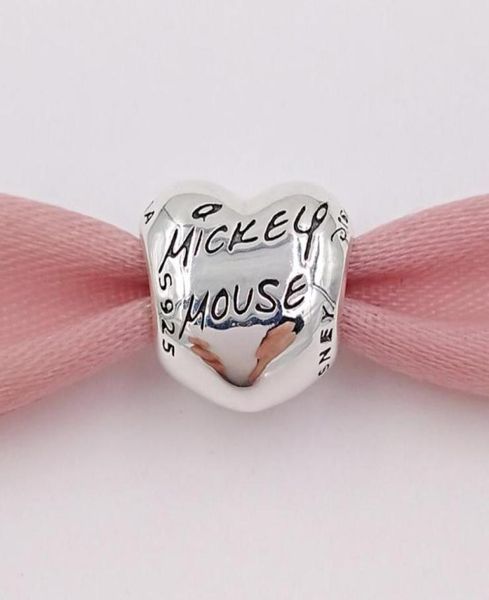 

andy jewel 925 silver beads miky mouse signature charms fits european style jewelry bracelets & necklace 7501057370325p7293178, Black