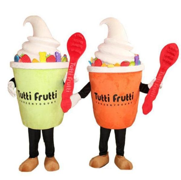 

simulation ice cream mascot costume halloween christmas fancy party dress summer cartoon character suit carnival adults out1406957, Red;yellow
