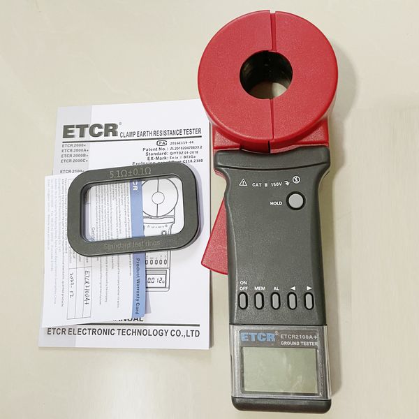 

clamp earth resistance tester etcr2100a+ resistance meter digital clamp on ground earth resistance gauge