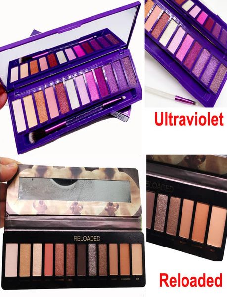 

new ultraviolet 12 colors eye shadow palette reloaded eyeshadow palette with brush makeup nude matte shimmer eyeshadow dhl sh3993312