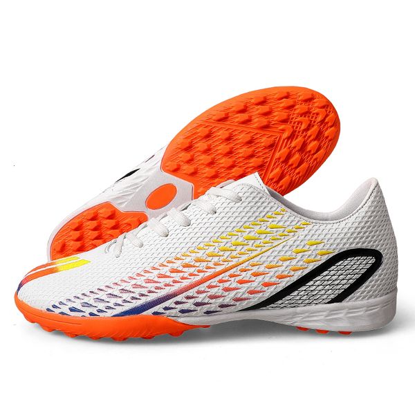 

dress shoes quality football boots for men wholesale high teenager cleats tfag soccer man turf futsal training sneaker 230804, Black
