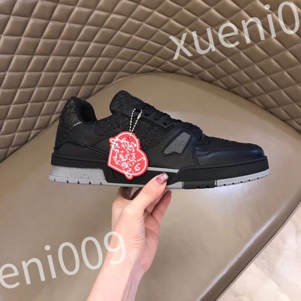 

2023 luxury skate shoes designer casual shoes sneakers rubber trainers platform sneaker multicolor lace-up skate shoes fashion running shoe, Black