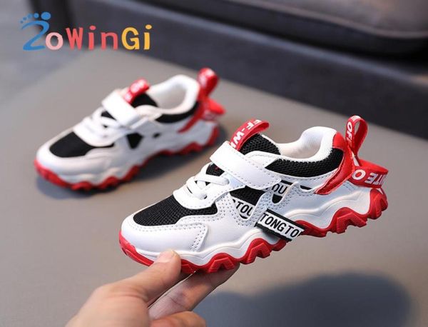

size 2130 children casual sports shoes fashion mesh breathable sneakers teens kids running sneakers boys girls red white shoes 2266629666, Black;red