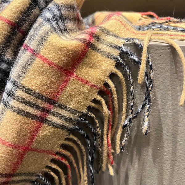

original wool b urbbry scarf lamb wool warm check triangle scarf men women's shawl, Blue;gray