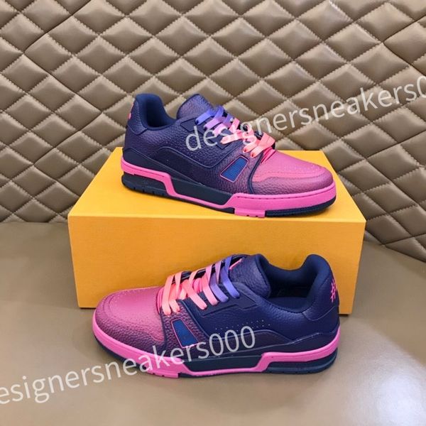 

2023 new luxurys fashion men casuals shoes thick bottoms running sneakers popular elastic band low leather designer outdoor run casual athl, Black