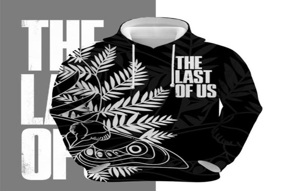 

the last of us 3d print hoody women sweatshirt hip hop casual pullover hooded girls teens hoodies harajuku hoodie wome6923947, Black
