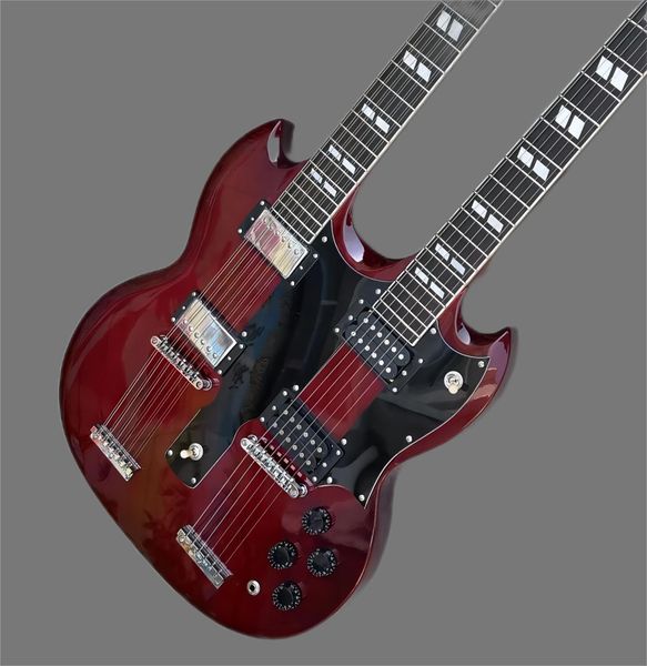 

new 6 12 strings electric guitar double neck guitar pageeds1275