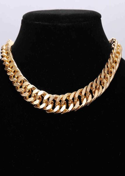 

delysia king thick chain necklace punk gold plated alloy women039s neck9284357, Silver