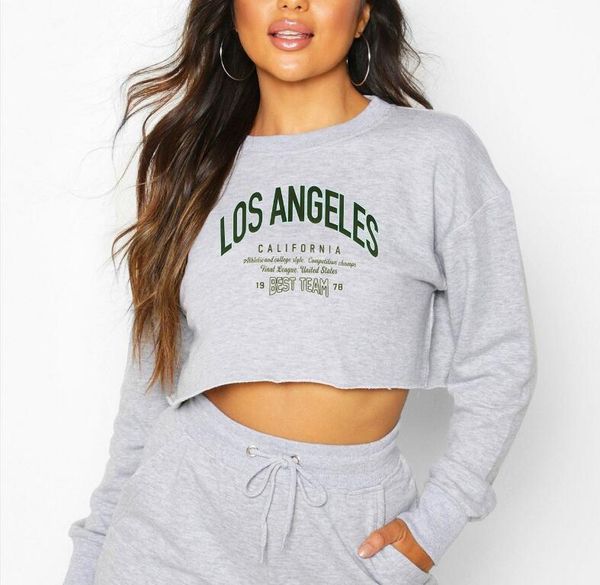 

los angeles womens hoodie pullover sweatshirt designer hoodies women clothing, Black