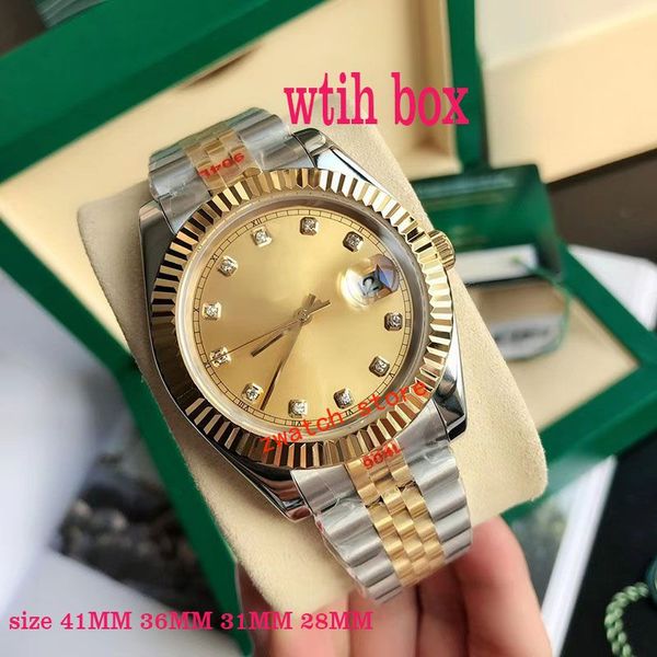 

mens watch designer mechanical movement watch 28-31mm quartz movement 36-41mm stainless steel chain blue waterproof gemstone mirror glow fun, Slivery;brown