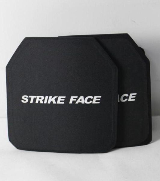 

one pair sell waterproof fabric cover level iiia tactical pe ballistic chest insert plates bullet proof plates7668467