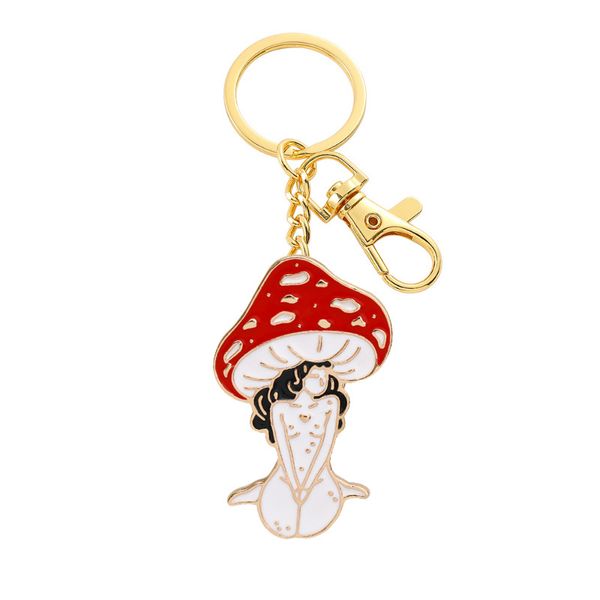 

anime beautiful girl drip oil metal ball bell keychain key ring accesssory, Blue
