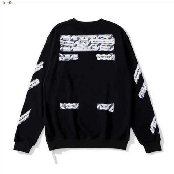 

men's hoodies winter hip hop men offs streetwear letter hoodie man s designers hooded skateboards white hoody high street pullover swea, Black