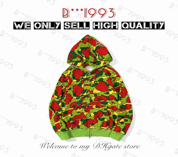 

designer crafted mens hoodies men women stylist full zip tie dye hoodie jacket color grid sta camo sweatshirt fashion luminous camouflage ti, Black