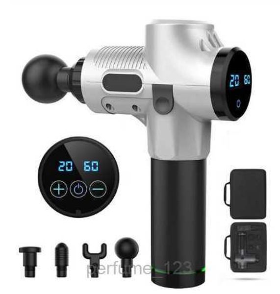 

1200-3300r/min electric muscle massager therapy fascia massage gun deep vibration muscle relaxation fitness equipment with bag