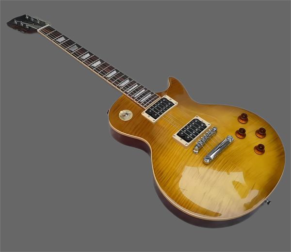 

quality guitar lemon burst pckage