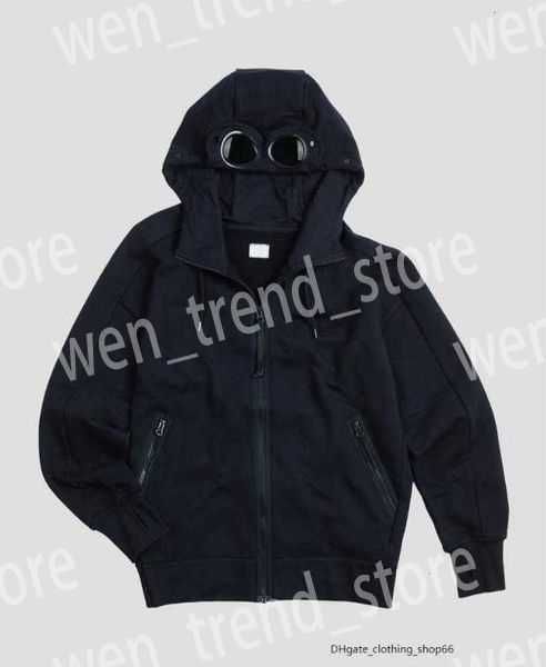 

cp hooded sweater outdoor sweatshirt cotton hoodie functional wind men's clothing ins new glasses decoration hip hop jacket yj gw4h, Black