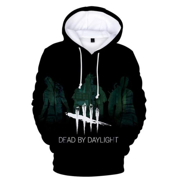 

men039s hoodies sweatshirts dead by daylight hoodie sweatshirt harajuku streetwear fashion 3d men women autumn oversized boy 5053474, Black