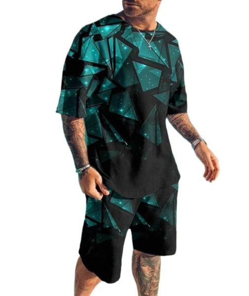 

men039s tracksuits summer sports suit causatshirt short big size 2 piece set comfortable male clothes sleeve oversized cloth68785368630, Gray