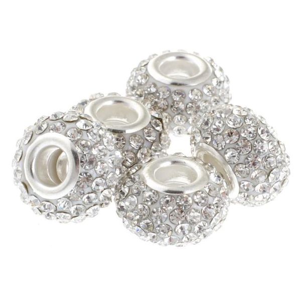 

15mm big hole large czech crystal charm beads fit european bracelet and necklace5015254