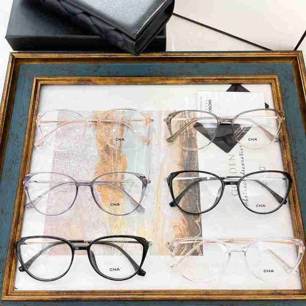 

fashion sunglasses frames designer eyeglass frame female ch3394 plain black cat eye myopia can be matched in different degrees qra2