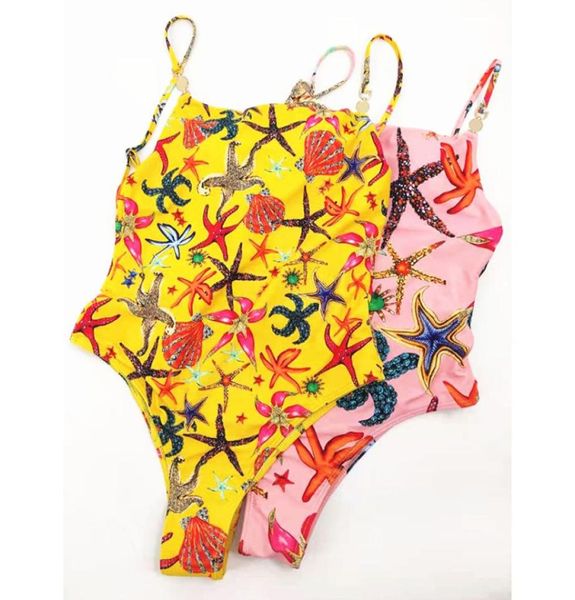 

summer design print one pieces swimsuit pink bikinis 2021 monokini push up swimwear women beach bathing suits with tags xl mo5588099, White;black