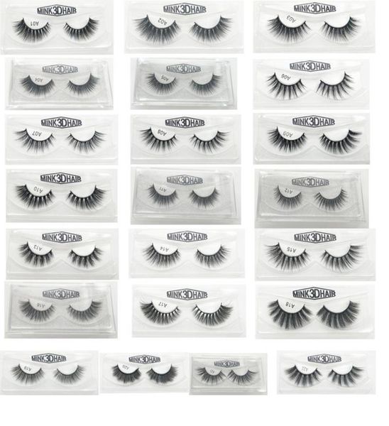 

3d false eyelashes 22 styles handmade beauty thick long soft lash fake eye lashes eyelash gift box package whole8097115