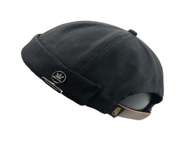 

rolled cuff skull retro brimless hat visorless sailor skull beanie hat adjustable casual baseball cap men women strapback 20204310391